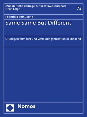 cover image of Same Same But Different